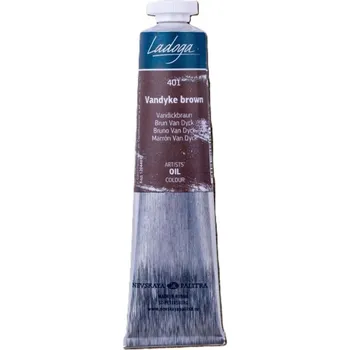 Olejová barva Nevskaya Palitra Olejová barva Ladoga 46ml Vandyke Brown 401