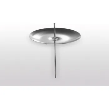 Svícen Bodec na svíčku stříbrný 5 cm