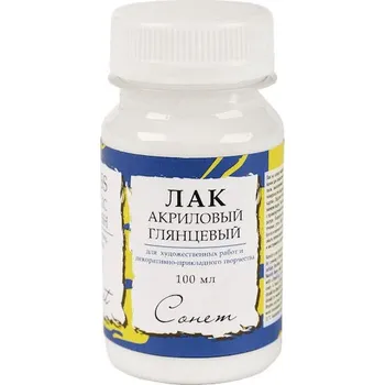 Speciální výtvarná barva Sonnet Akrylový lak lesklý 100 ml závěrečný