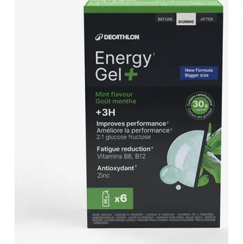 DECATHLON Energetický gel Energy Gel+ mátový 6 ks