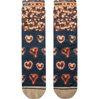 Dámské ponožky XPOOOS - Fashion AW20 dámské ponožky Xmas sparkle print uni 70187