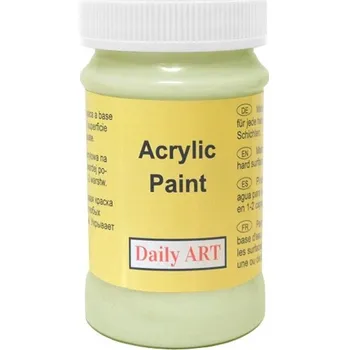 Výtvarná barva Daily Art Akrylová barva Zelená světlá 100 ml