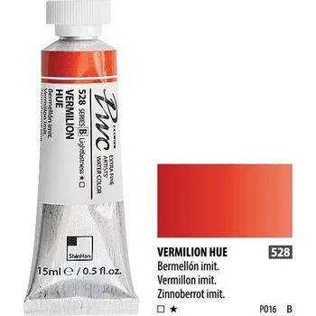Výtvarná barva ShinHan Akvarelová barva PWC 15 ml Vermilion (HUE) 528