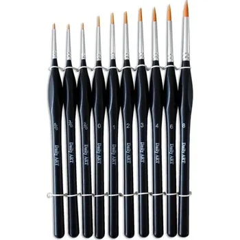 Umělecký štětec Daily ART Štětce kulaté syntetické 10 ks sada ergonomický úchop