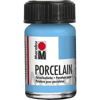 Speciální výtvarná barva Barva na porcelán a sklo 15 ml světle modrá Marabu