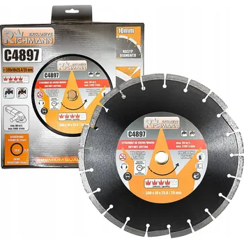 Řezný kotouč DIAMANTOVÝ KOTOUČ NA ŘEZÁNÍ ASFALTU 300x25,4/20 MM