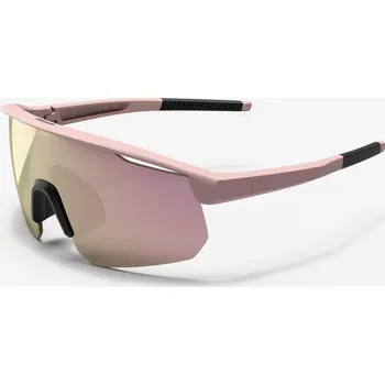 cyklistické brýle DECATHLON Cyklistické brýle Perf 500 Light kategorie 3 RŮŽOVÁ
