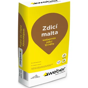 malta Weber Saint-Gobain Webermix zdicí malta 10 MPa 25 kg