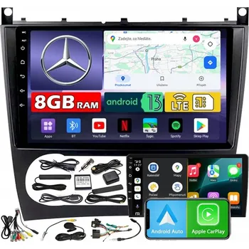 Autorádio AUTORÁDIO NCS ZQ9 MERCEDES-BENZ W203 W209 2000-2007 ANDROID 8GB LTE