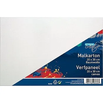 Textilie Stylex Plátno na kartonu Bavlna 20x30 cm