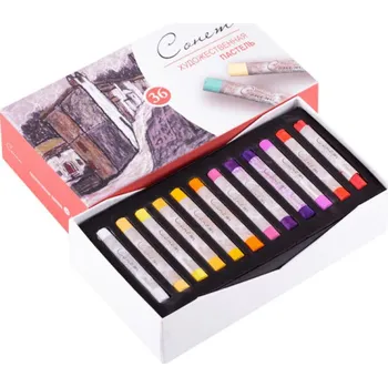 Suchý pastel 36ks sada Sonnet Nevskaya Palitra St. Petersburg