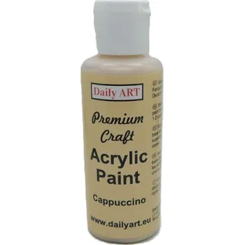 Vodová barva Akrylová barva Cappuccino Premium Craft 50ml Daily ART