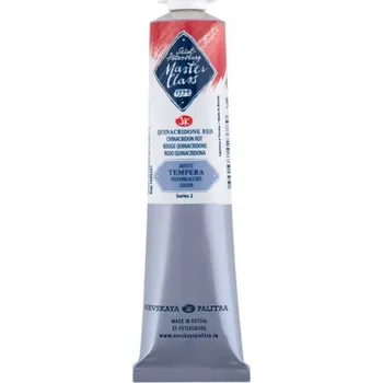 Olejová barva Tempera mistrovská 361 Quinacridone red 46 ml Nevskaya Palitra