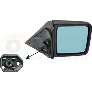 Auto zrcátko Vnější zpětné zrcátko VAN WEZEL 3024806