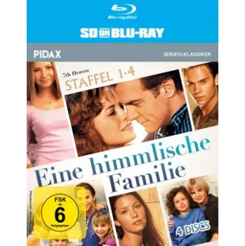Blu-ray film Eine himmlische Familie (7th Heaven), Box 1, Staffel 1 - 4 (SD on Blu-ray). Box.1, 4 Blu-ray (SD on Blu-ray): Staffel 1-4. USA – Anson Williams,Stephen Collins,Catherine Hicks,Barry Watson (DE)