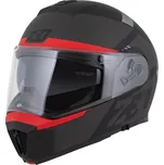 přilba F19, ZED (černá matná/červená fluo/šedá, vel. XL)