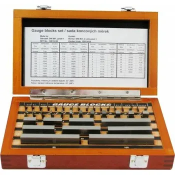 KMITEX Sada základních měrek DIN 861/1 122ks