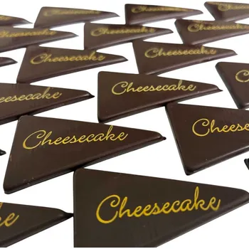 Čokoláda PCB CREATION Čokoládová dekorace Cheesecake 23ks