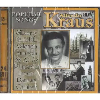 Česká hudba Alfredo Kraus - Popular song - CD