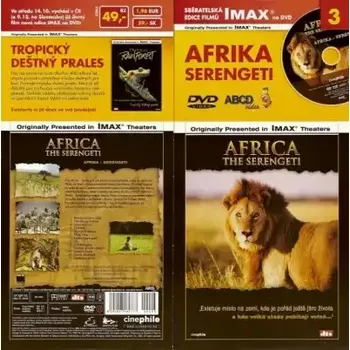 DVD film IMAX - 3 - Afrika - Serengeti - DVD