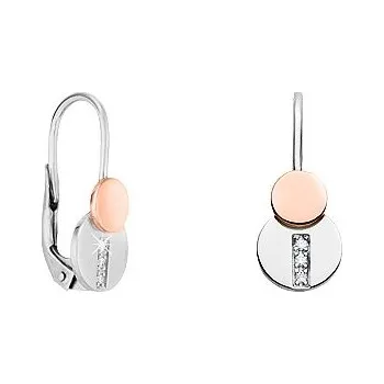 Náušnice JK Zlaté náušnice s přírodními diamanty Diamant přírodní 14 kt ZNDK033D-03-1000