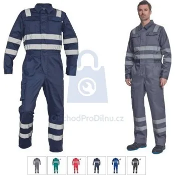 Pracovní kombinéza Kombinéza pracovní ZAMORA RFLX, CERVA navy, 62, balení 1 ks