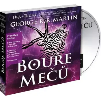Česká hudba Bouře mečů - George R.R. Martin - Hra o trůny - 3.díl - Audiokniha - 5xCD /multi digipack malý/