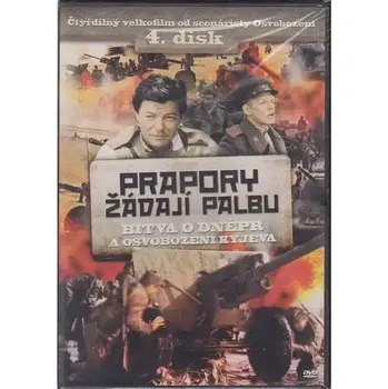 DVD film Prapory žádají palbu 4.disk - Bitva o Dněpr ( slim ) DVD