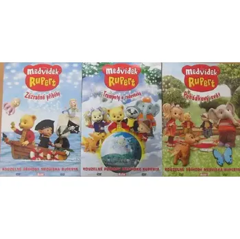 DVD film Kolekce Medvídek Rupert 3x DVD