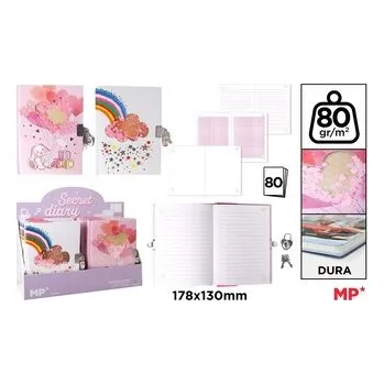 Památník se zámkem zvířátka 80 l Rainbow