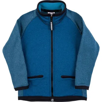 LITTLE THINGS mikina se stojáčkem z tenčího tecnostretche petrolejová vel. 3-5 let