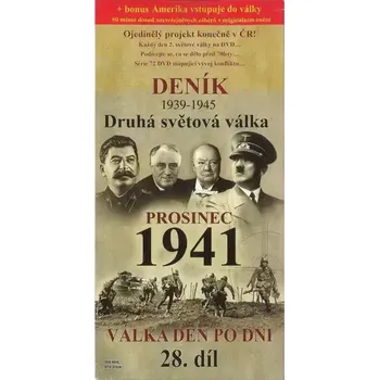 DVD film Deník - Druhá světová válka díl.28 - Prosinec 1941 - DVD