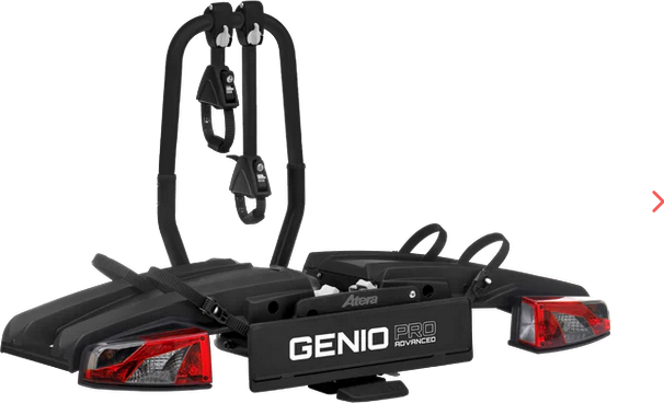 Nosič 2 kol na tažné Atera Genio Pro Advanced černý skládací (pro 2 kola nebo elektrokola, max. rozvor kol 127 cm)