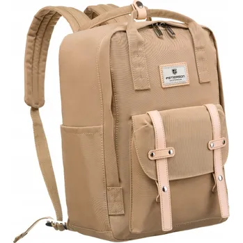 Městský batoh Městský, velký dámský batoh značkový Barva: Béžová