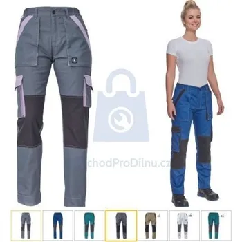 montérky Kalhoty pracovní dámské MAX SUMMER LADY, CERVA petrolejová/černá, 50, balení 1 ks