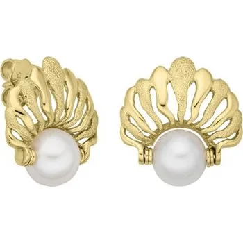 Náušnice JK Zlaté náušnice s přírodními perlami 14 kt ZNSO007Z-01-0000B