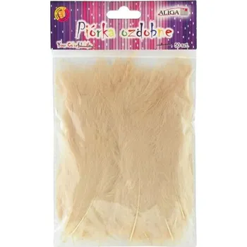 ALIGA peříčka P-077 50ks béžová