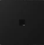 Polysan TRENECA vanička z litého mramoru s možností úpravy rozměru; 90x90cm; černá mat