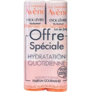 Kosmetika Avène Sada hydratačních balzámů na rty Stick Lévres 2 x 4 g + 2 měsíce na vrácení zboží