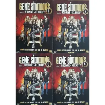 DVD film Kolekce Gene Simmons - Rodinné klenoty 4DVD