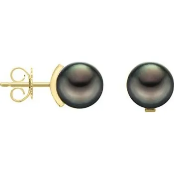 Náušnice JK Zlaté náušnice s přírodními tahitskými perlami 14 kt ZNTK036Z-01-0000T