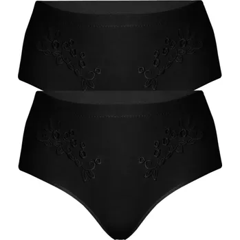 Kalhotky Renata bavlněné kalhotky s vysokým pasem P31811-2bal 4XL černá