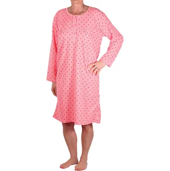Body Zuza froté noční košile 2N-784-03 XL světle růžová