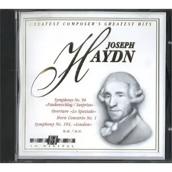 Česká hudba Joseph Haydn - Greatest composer's greates hits - CD