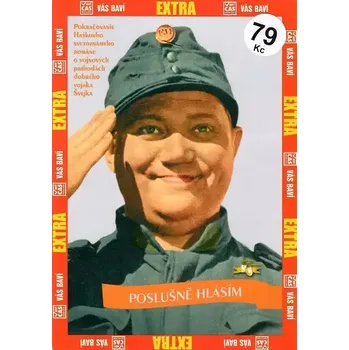 DVD film Poslušně hlásím - DVD pošetka