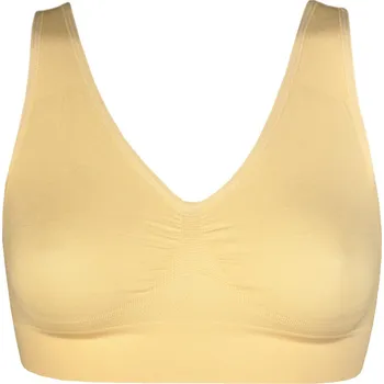 Podprsenka Cross sportovní podprsenka bezešvá 6068 L béžová
