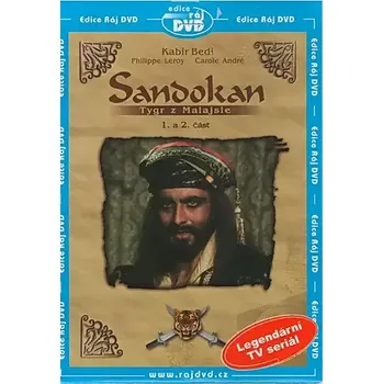 DVD film Sandokan tygr z Malajsie - 1. - 2. část - DVD