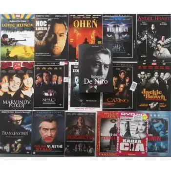 DVD film Kolekce Robert de Niro - 1x kniha + 16x DVD