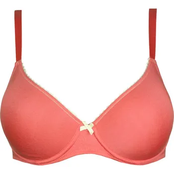 Podprsenka Padded Bra podprsenka zn.Nur Die s kosticemi 80C světle červená