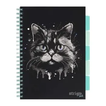 Blok Blok A4/100l 80g PANDA Kočka s rozřaďovačem